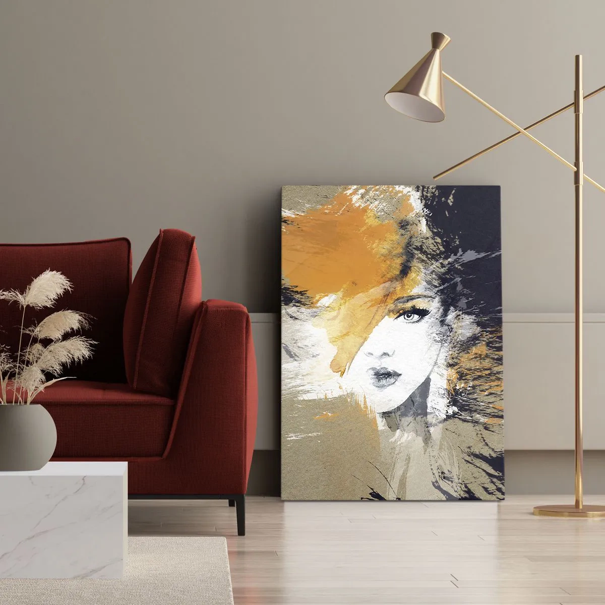 Canvas picture - And There Was Light - 55x100 cm