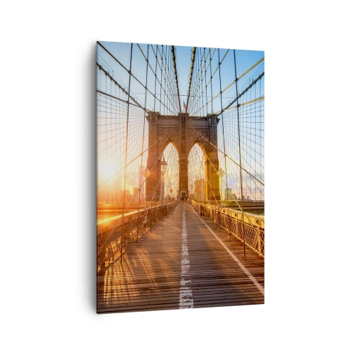 Canvas picture - On a Golden Bridge - 70x100 cm