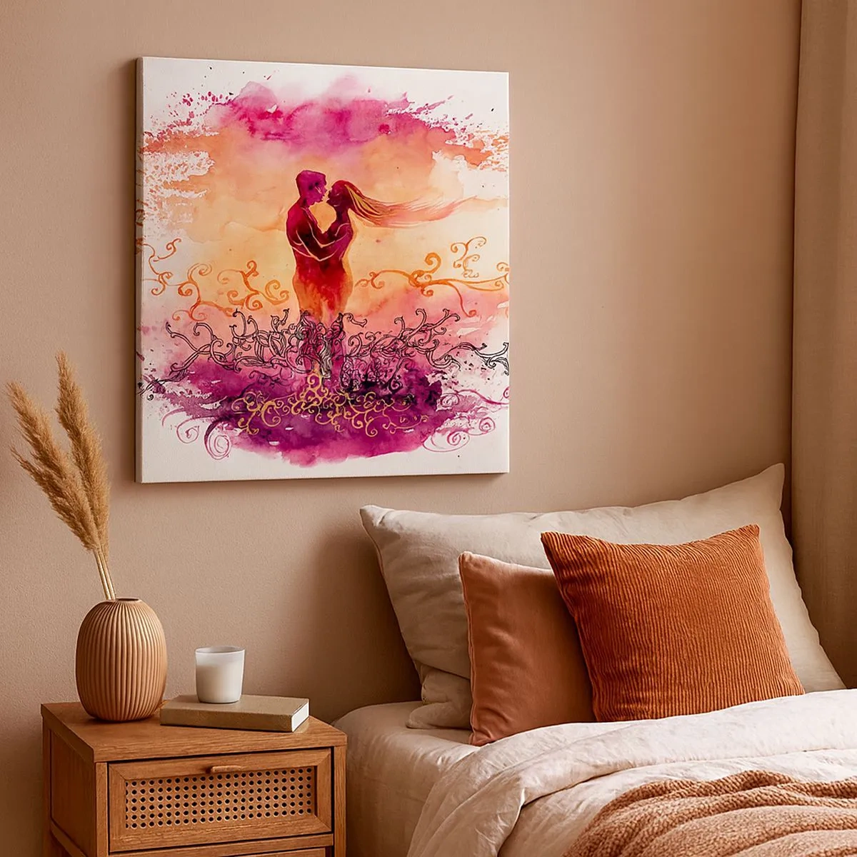 Canvas picture - One Heart! It Is All I Need… - 30x30 cm