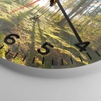 Clock face with numbers