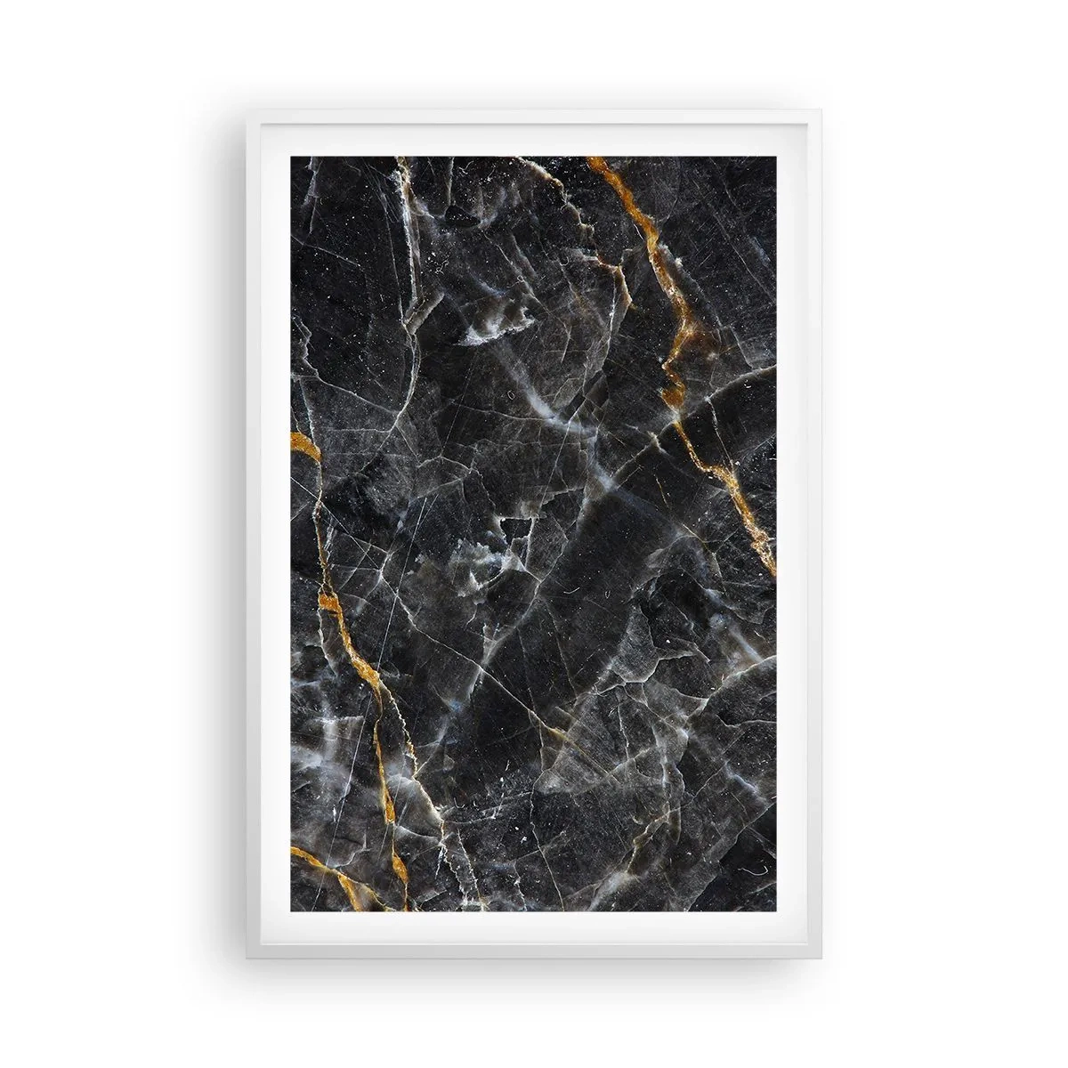 Poster in white frmae - Interior Life of a Stone - 61x91 cm