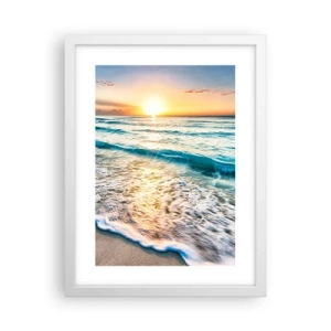 Poster in white frmae - Sunset View - 30x40 cm
