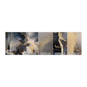 Photo Wallpaper Sample Premium Canvas - Life of a Stone - Abstraction, Piece, Modern Art - 100x30 cm