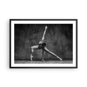 Poster in black frame - Ideal of Balance - 70x50 cm