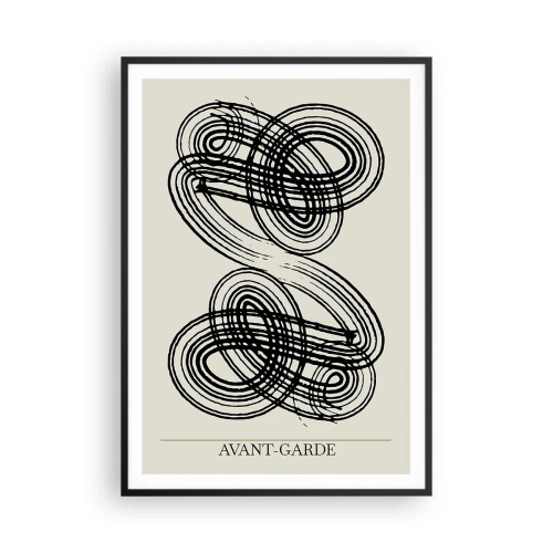 Poster in black frame - Spontaneous Result - 70x100 cm