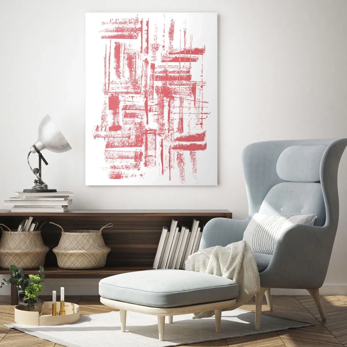 Glass picture - Red City - 50x70 cm
