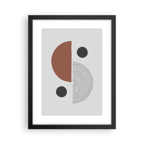 Poster in black frame - Perfection of a Wheel - 30x40 cm