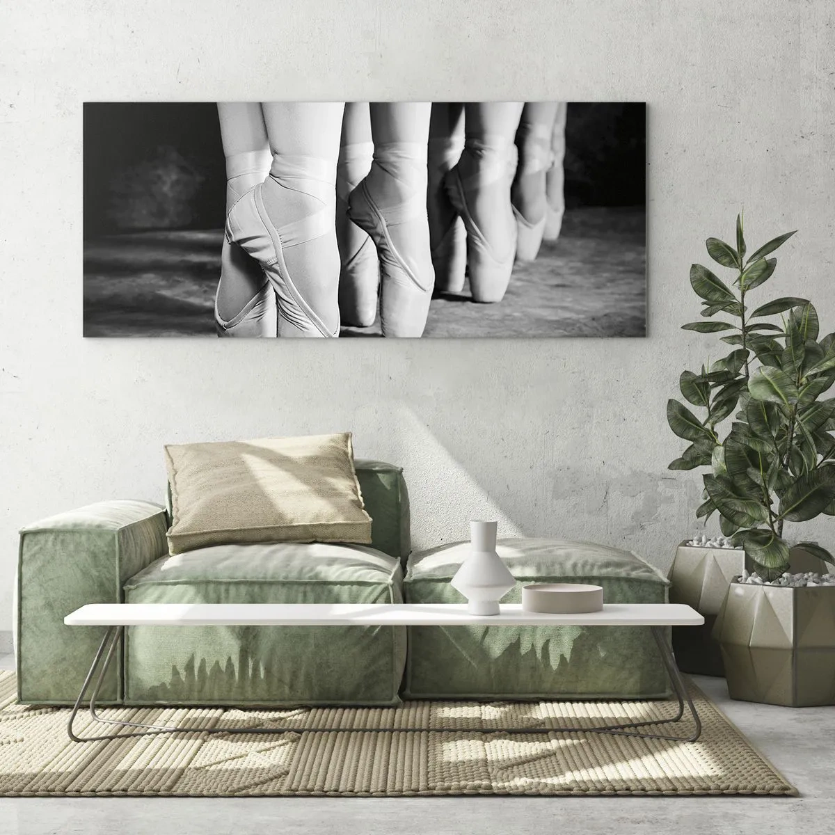 Glass picture - Together, Lightly - 100x40 cm
