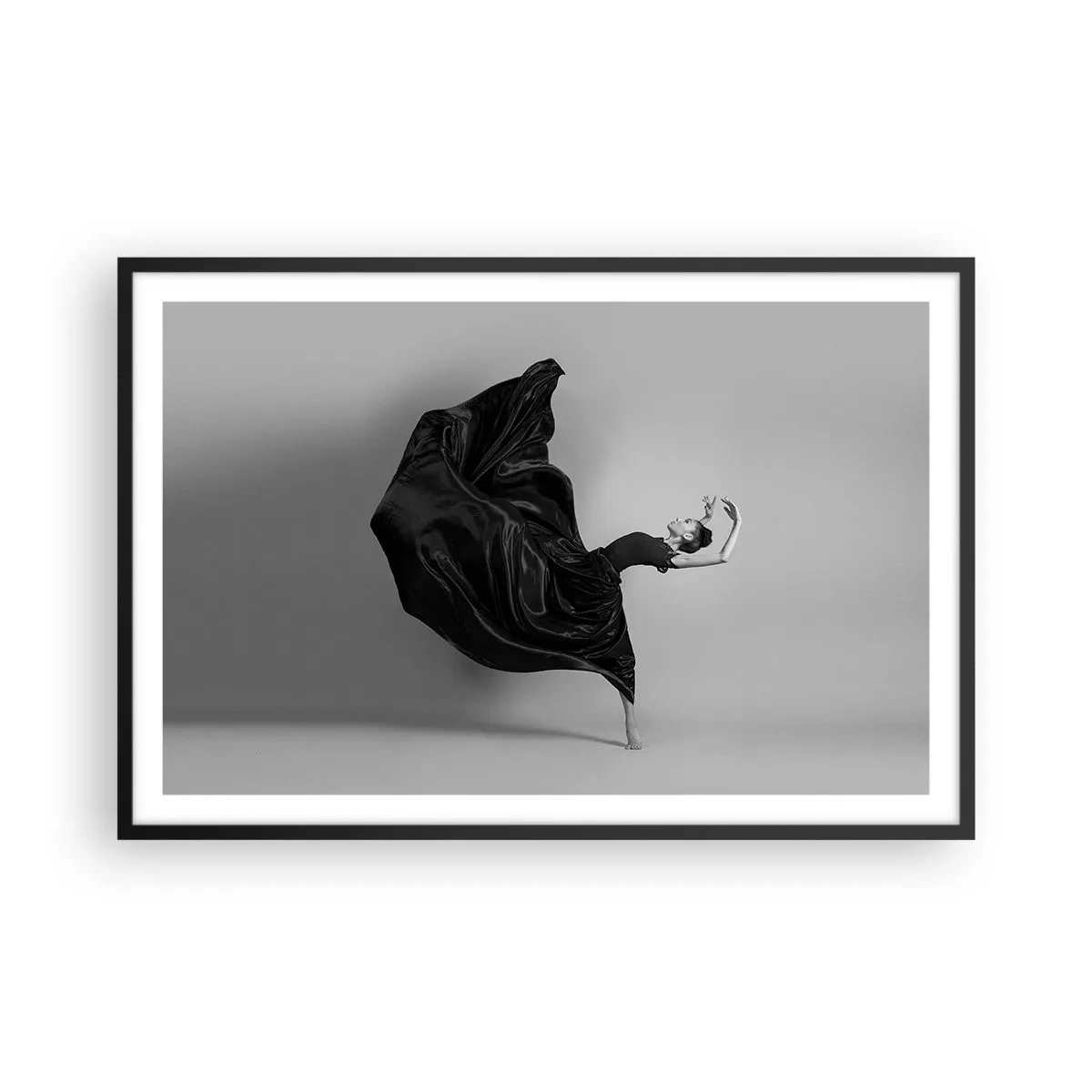 Poster in black frame - On the Wings of Music - 91x61 cm