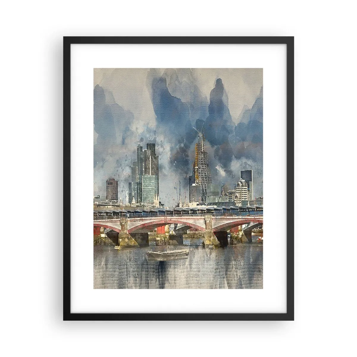 Poster in black frame - London in Its Beauty - 40x50 cm