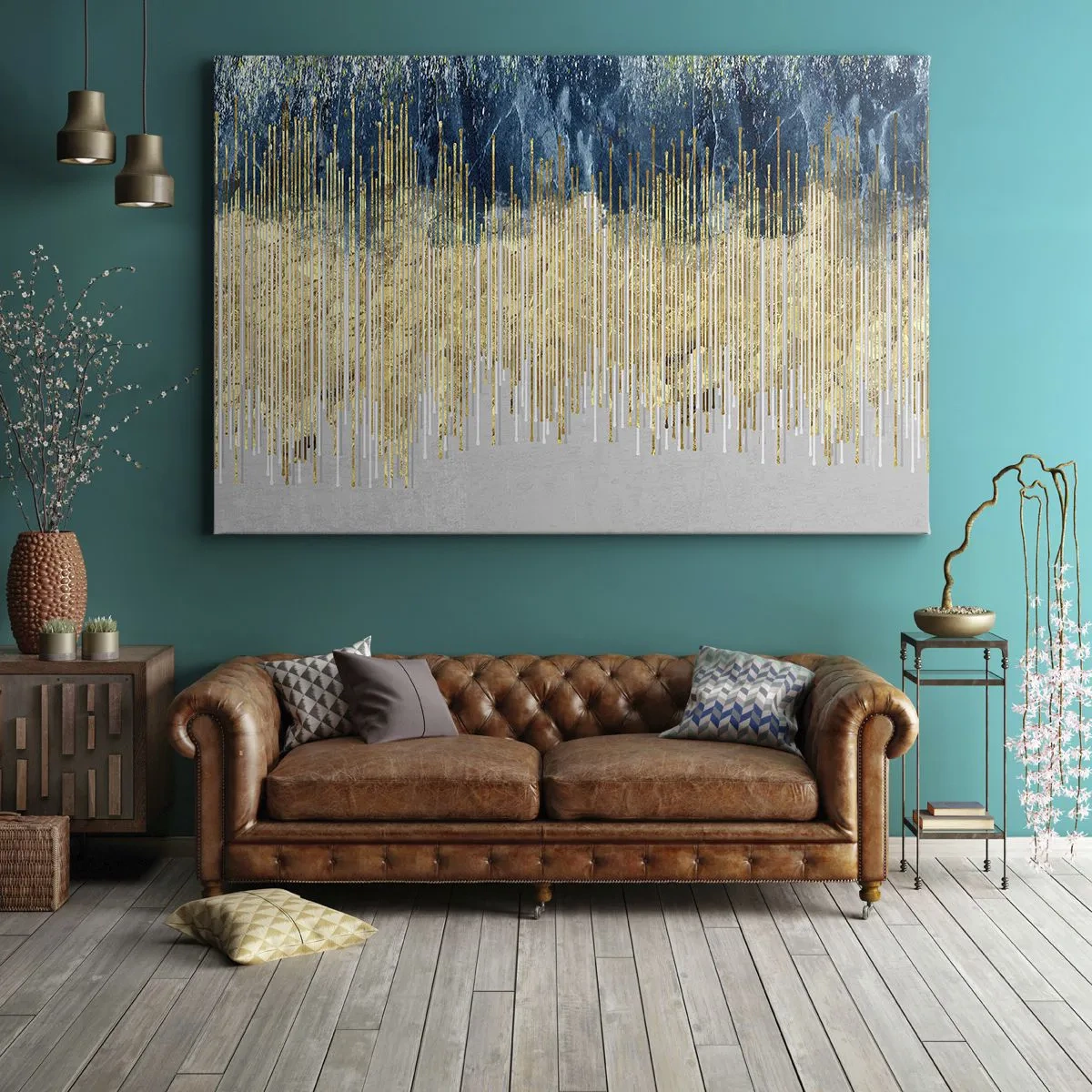 Canvas picture - Glided Border - 70x50 cm