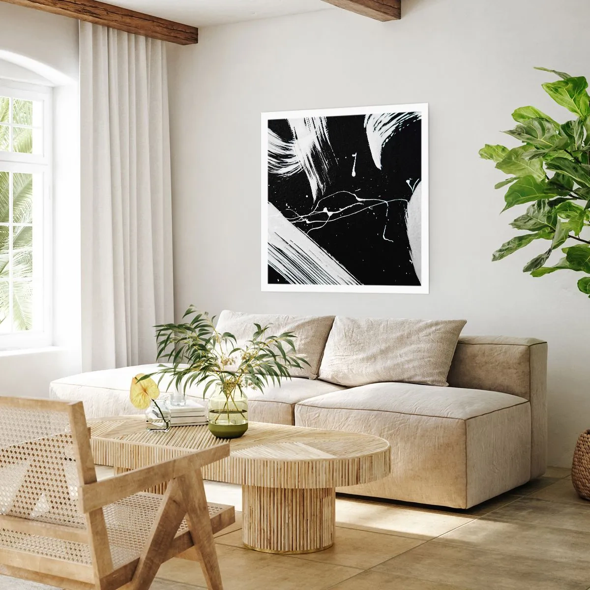 Poster - Breaking the Darkness - 30x30 cm