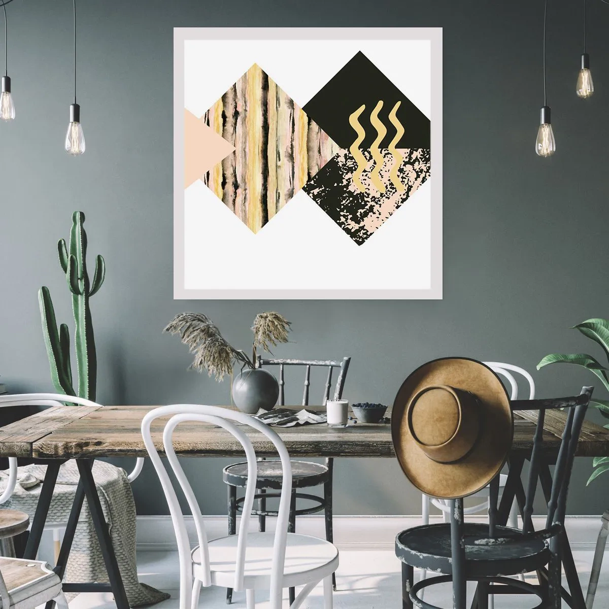 Poster - Not So Straightforward - 50x50 cm