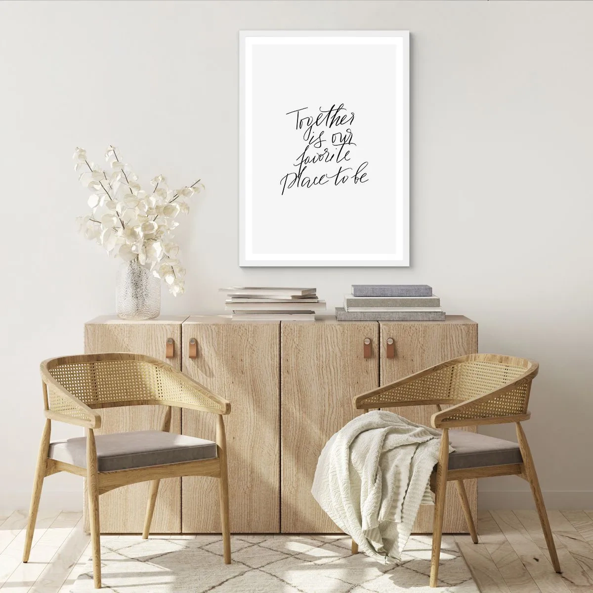Poster in white frmae - Do You Also Feel This? - 50x70 cm