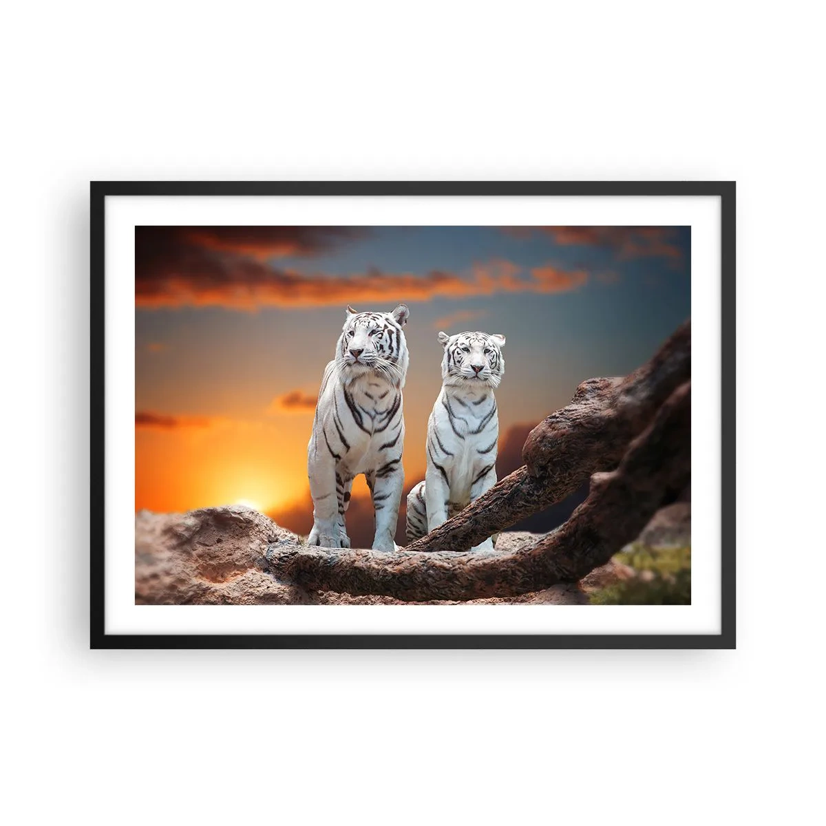 Poster in black frame - Just Like in Narnia - 70x50 cm