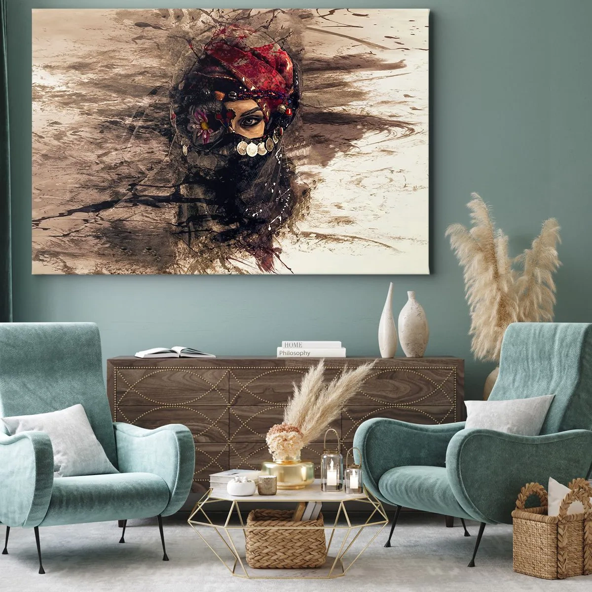 Canvas picture - At Least Worrying - 100x70 cm