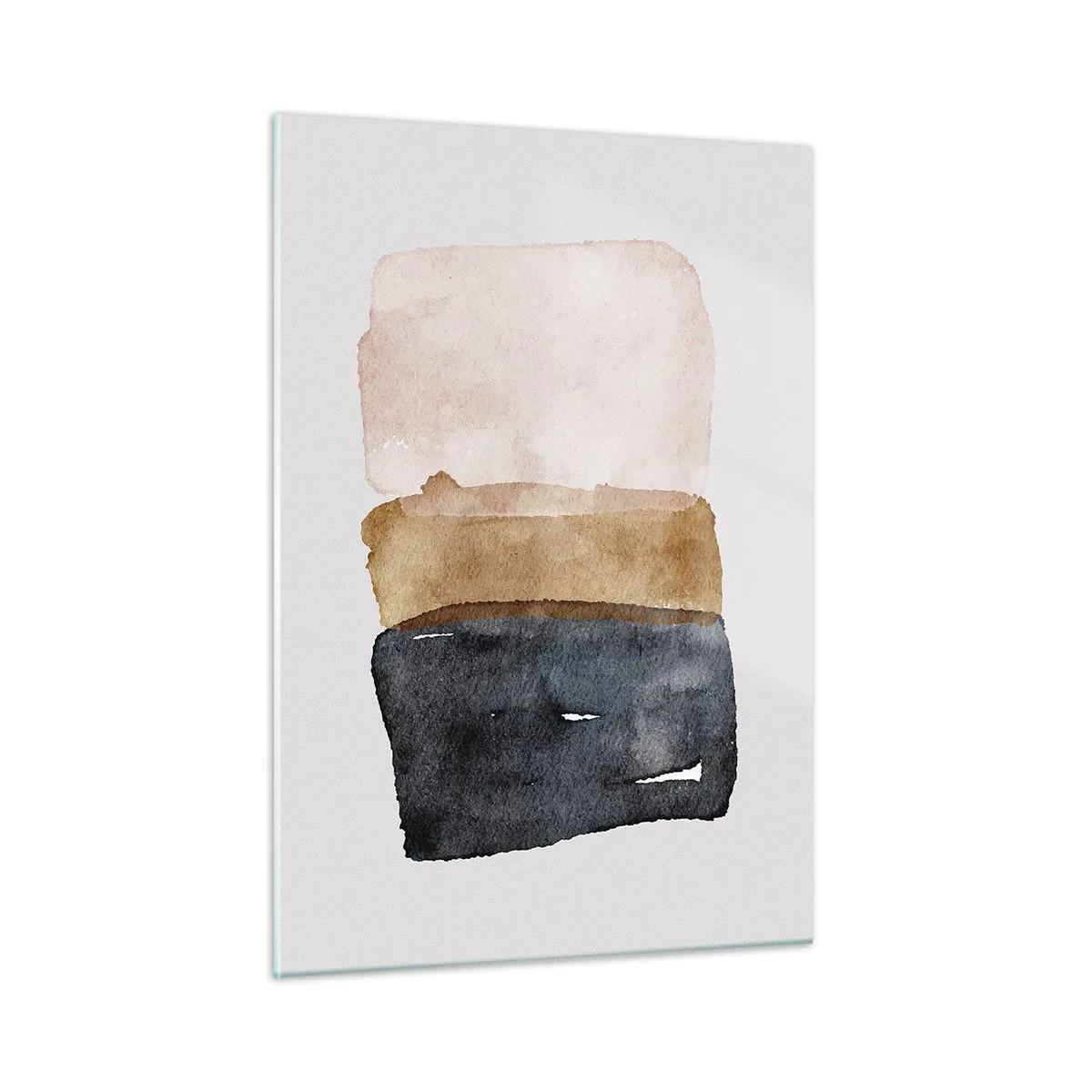 Glass picture - Composition of the Colours of the Soil - 50x70 cm