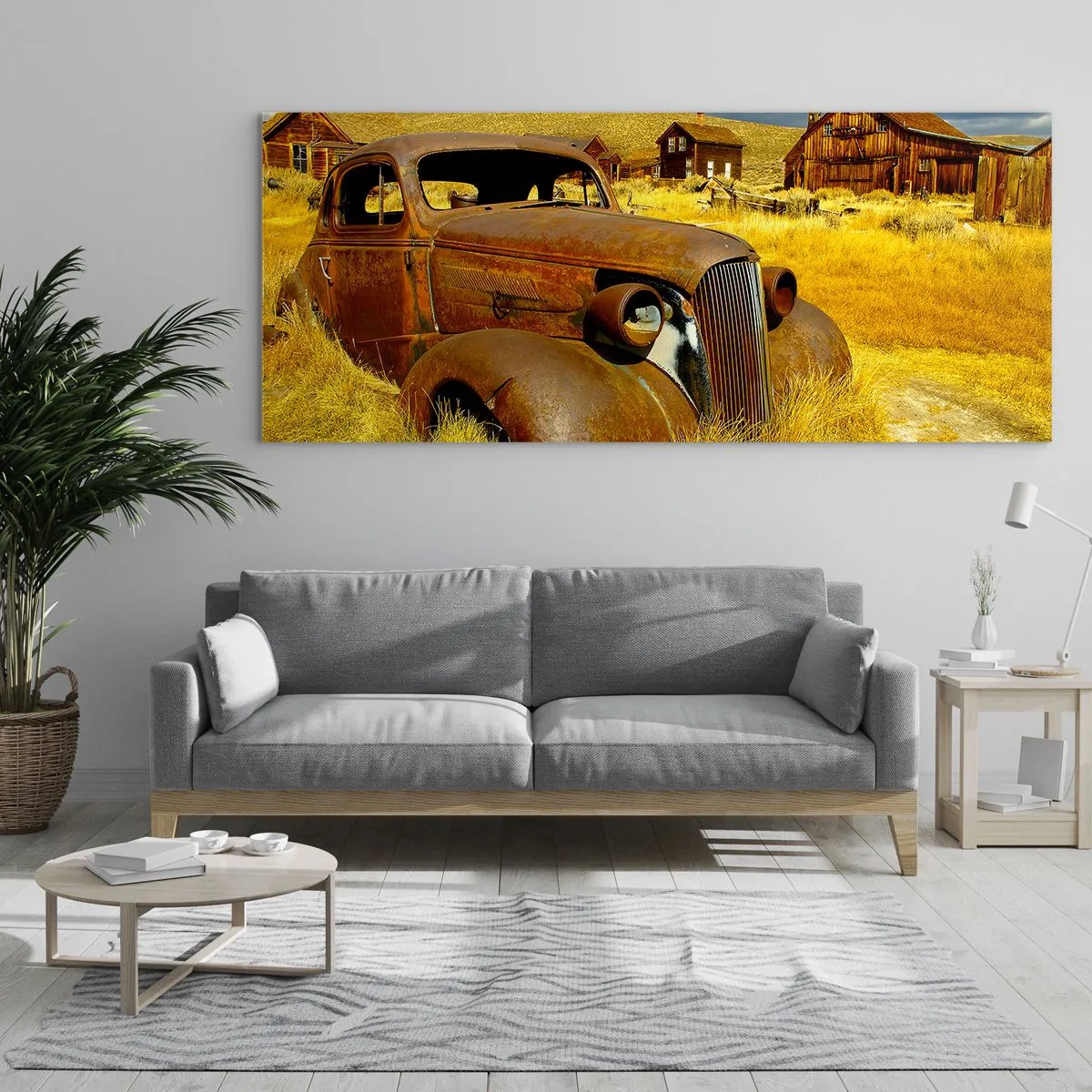 Glass picture - Deserved Rest - 90x30 cm