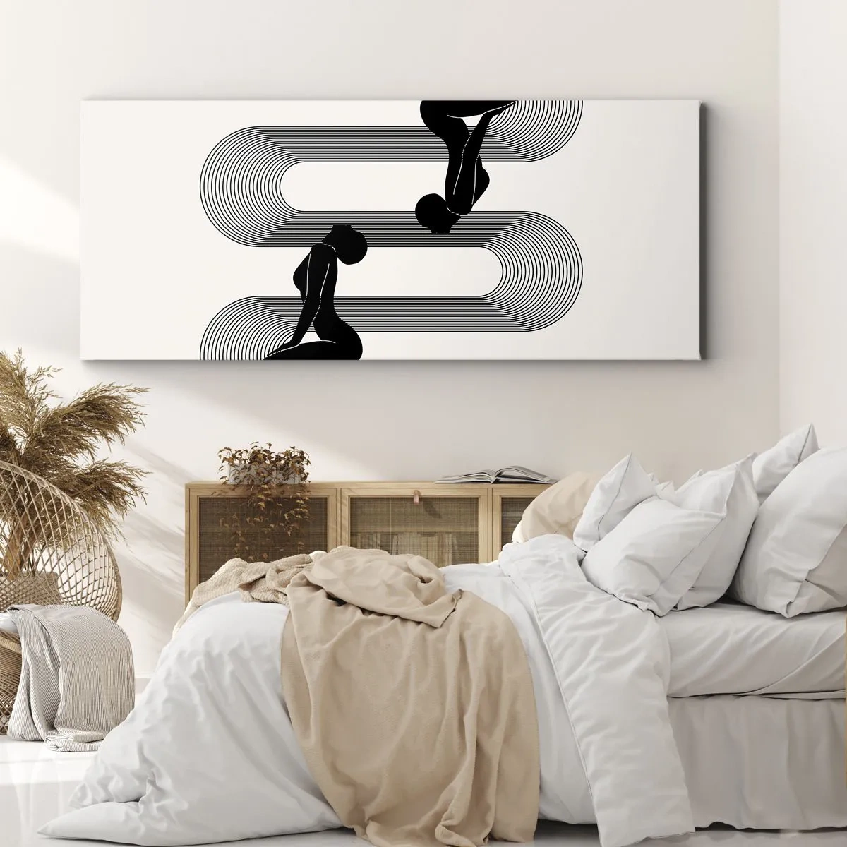 Canvas picture - Sensual Symmetry - 90x30 cm