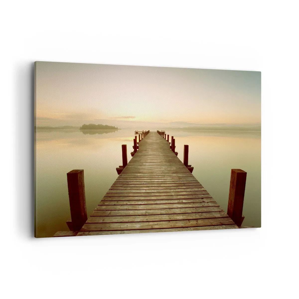 Canvas picture - Before Dawn, Dawn, Light - 120x80 cm