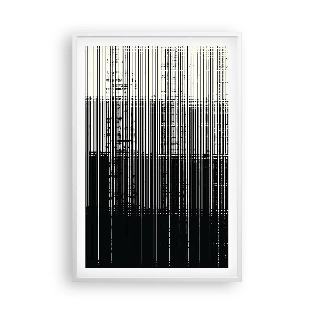 Poster in white frmae - Waves and Vibrations - 61x91 cm