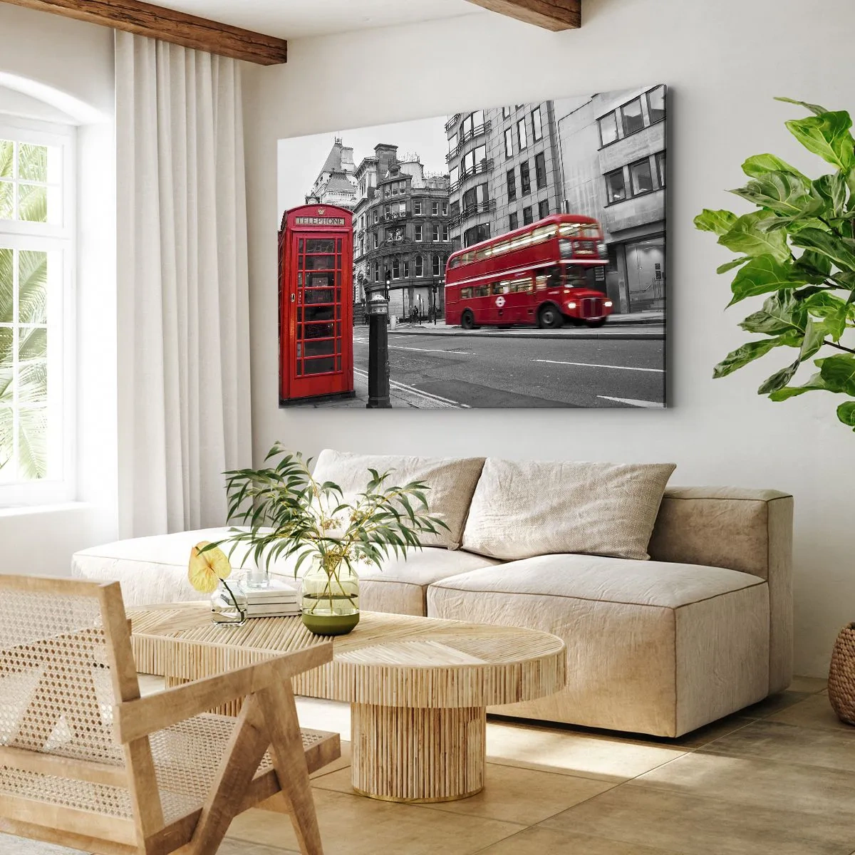 Canvas picture - The Reddest in Europe - 120x80 cm