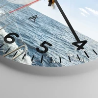 Clock face with numbers