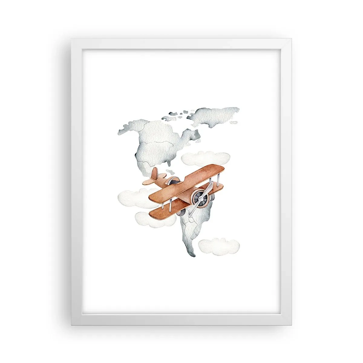 Poster in white frmae - In a Pioneering Spirit - 30x40 cm