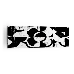 Canvas picture - White Is White and Black Is Black - 160x50 cm