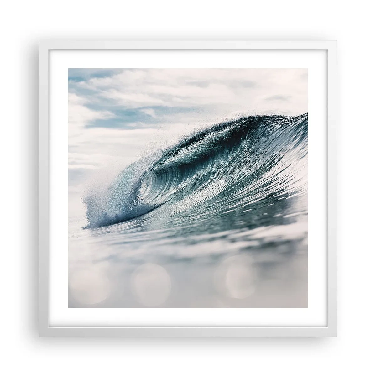 Poster in white frmae - Water Summit - 50x50 cm