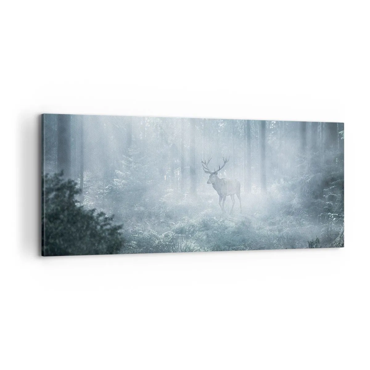 Canvas picture - Morning Round of the Estate - 100x40 cm