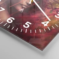 Clock face with numbers