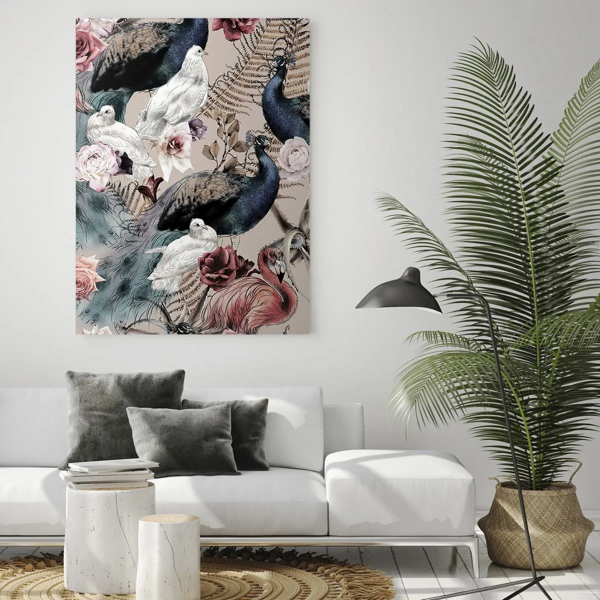 Glass picture - In Palace Garden - 80x120 cm