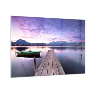 Glass picture - Friendly Silence - 100x70 cm