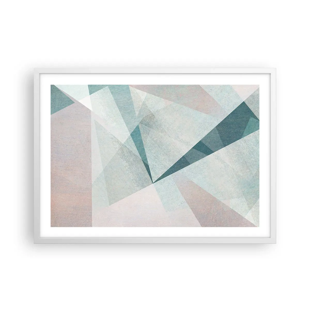 Poster in white frmae - Calmly but Dynamically - 70x50 cm