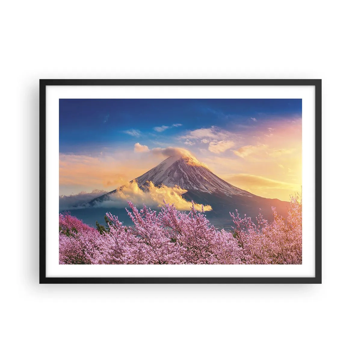 Poster in black frame - Japanese Sanctity - 70x50 cm