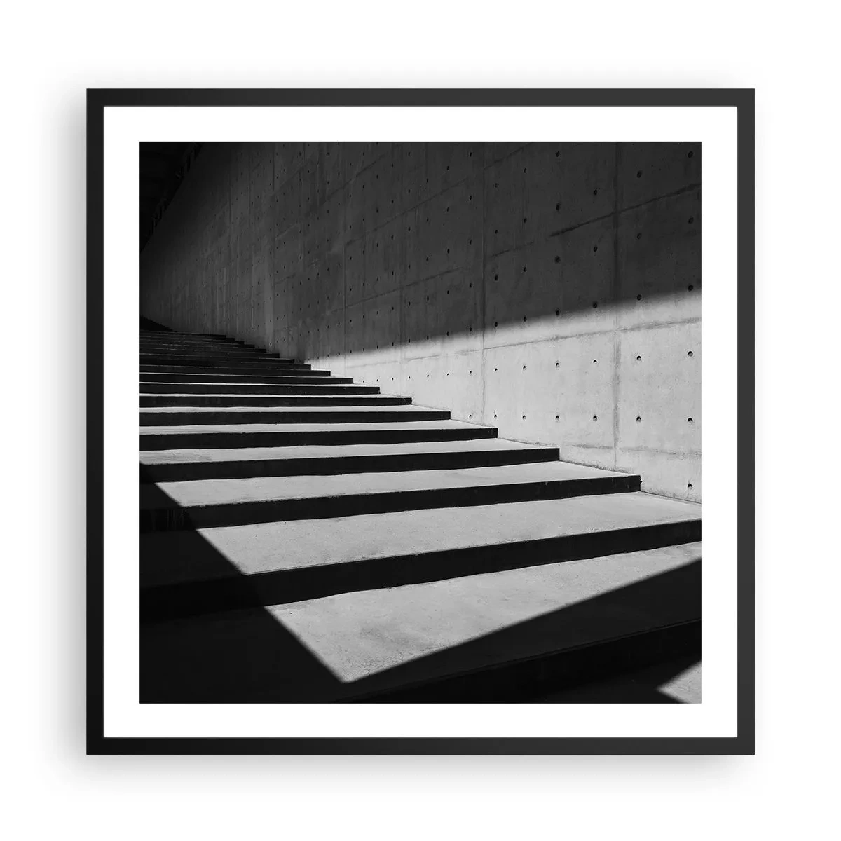 Poster in black frame - Raw Beauty of Modernism - 60x60 cm