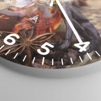 Clock face with numbers