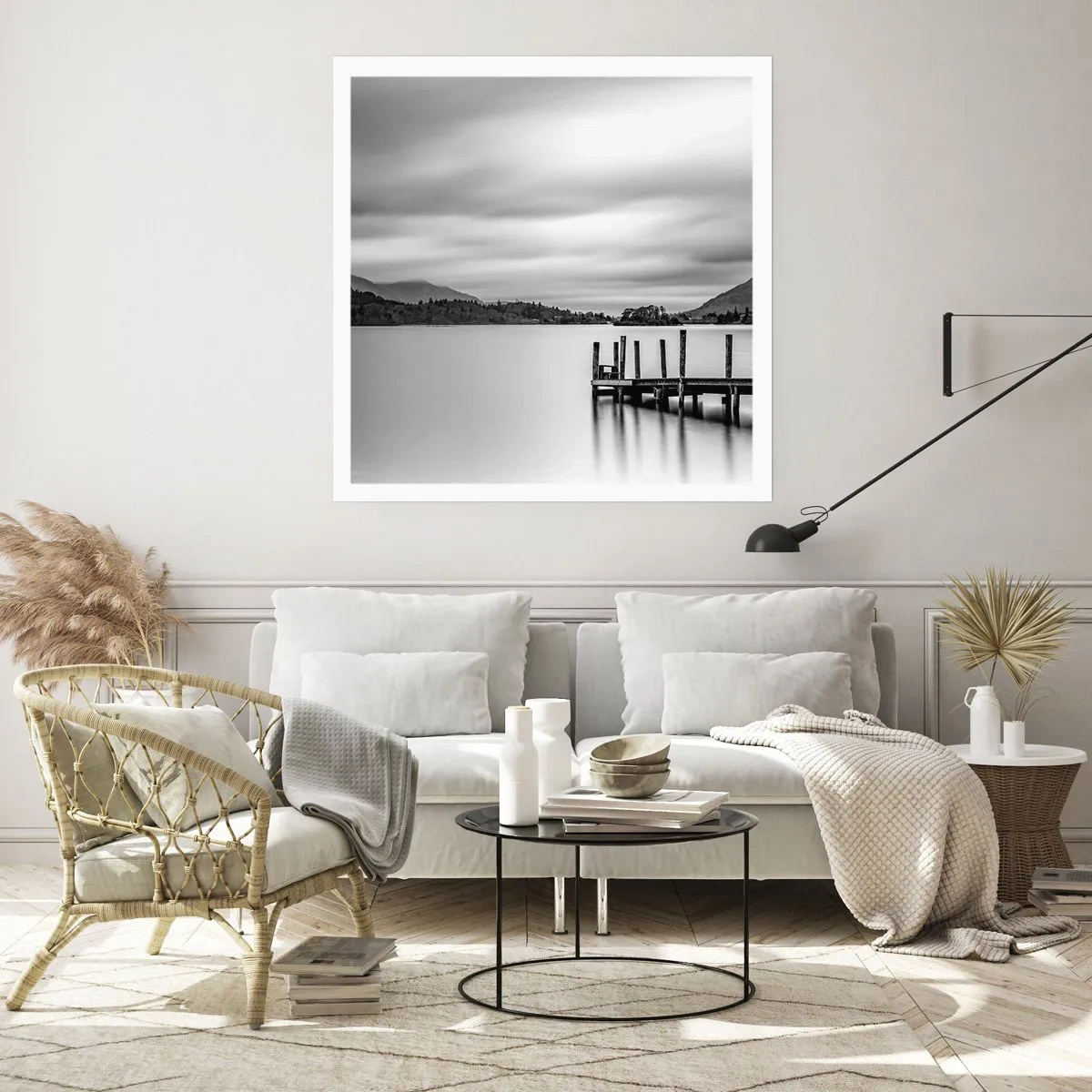 Poster - Tranquility and Power - 60x60 cm