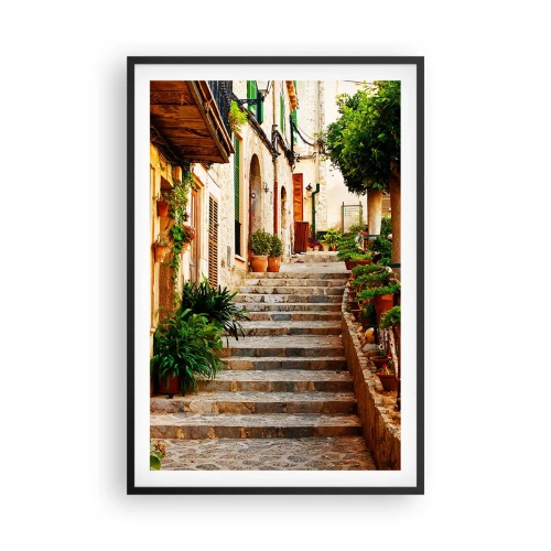 Poster in black frame - Charm of Spanish Holidays - 61x91 cm