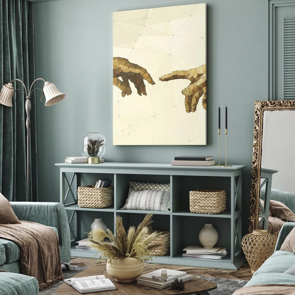 Canvas picture - God's Geometry - 80x120 cm