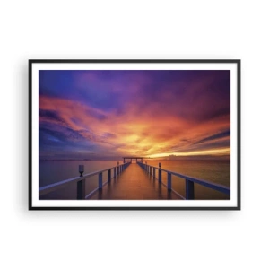 Poster in black frame - Limitless - 100x70 cm