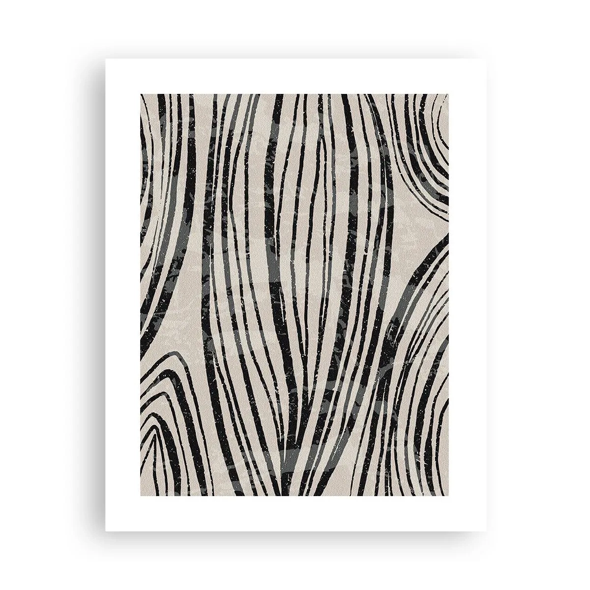 Poster - Spillover of Lines - 40x50 cm