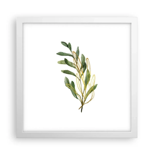 Poster in white frmae - All that Is Good - 30x30 cm