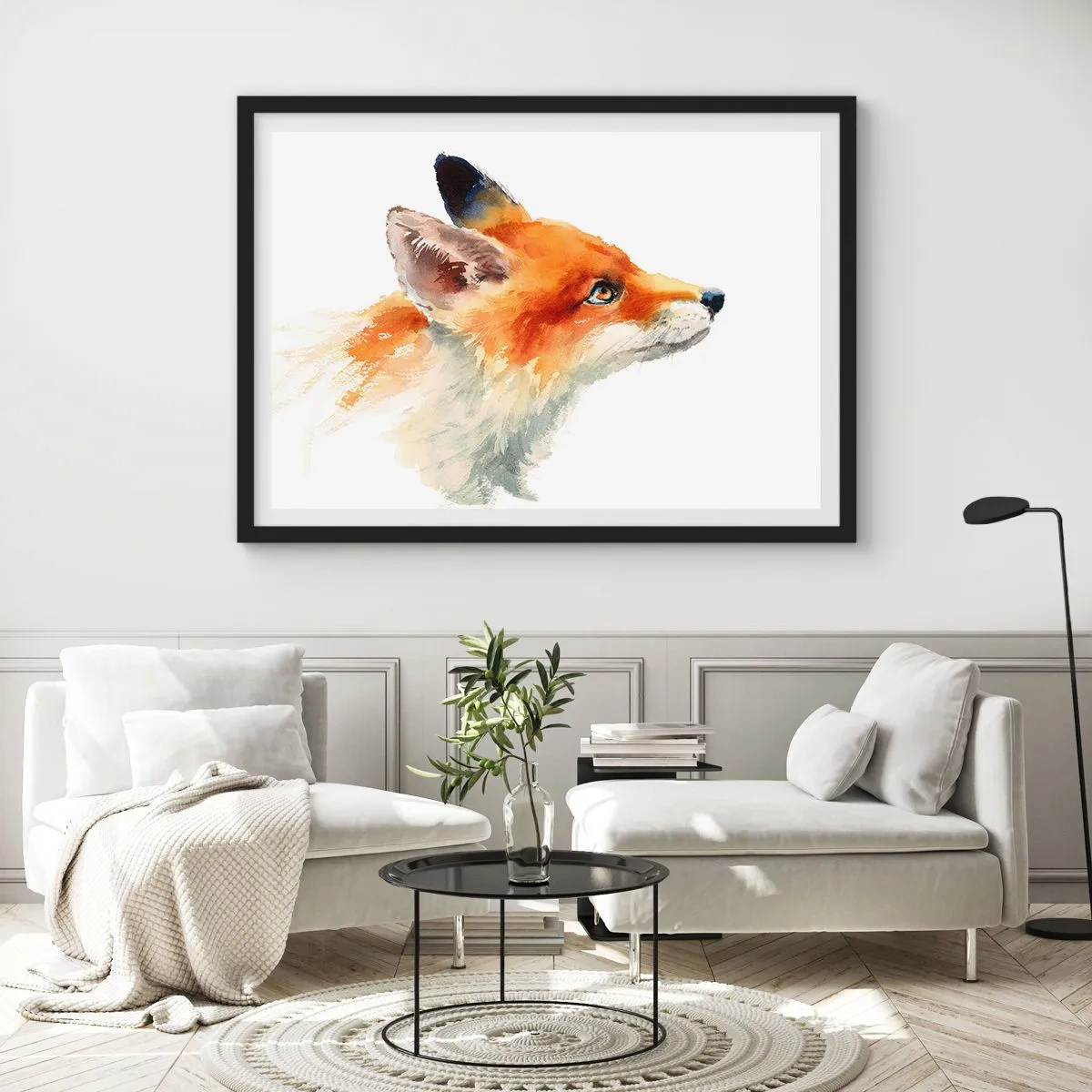Poster in black frame - Never Too Careful - 40x30 cm