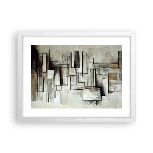 Poster in white frmae - Power of Simplicity - 40x30 cm