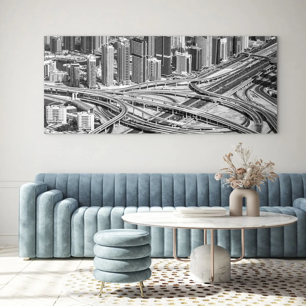 Glass picture - Dubai - Impossible City - 120x50 cm