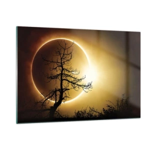 Glass picture - Total Eclipse - 120x80 cm
