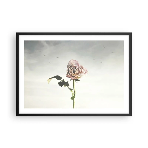 Poster in black frame - Welcoming of Spring - 70x50 cm