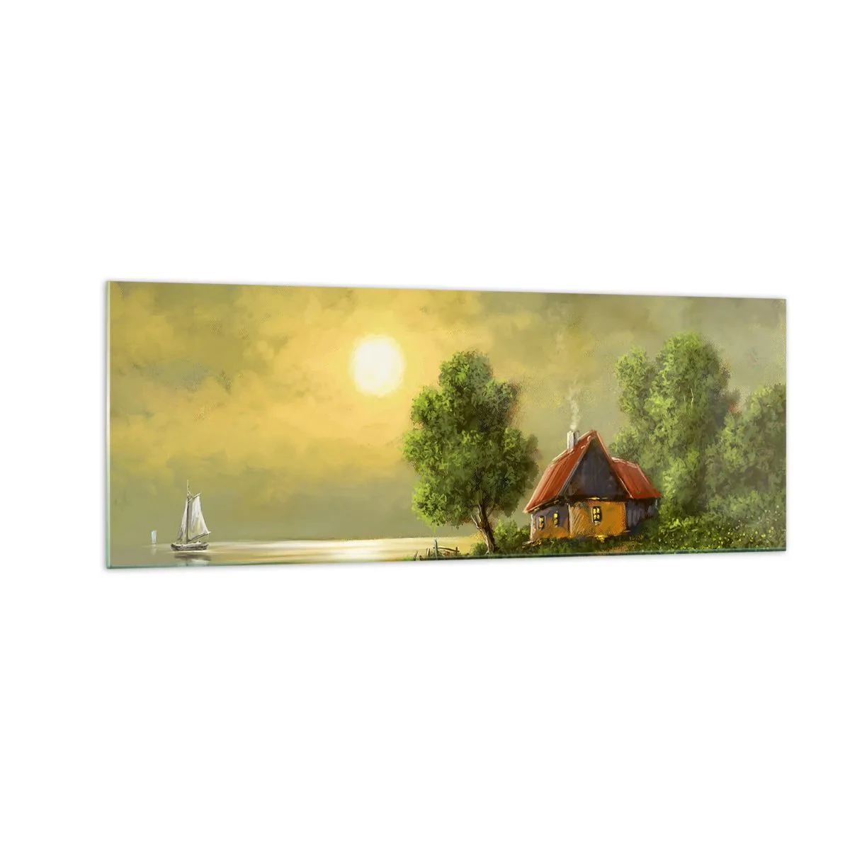Glass picture - Pretty As a Picture - 140x50 cm